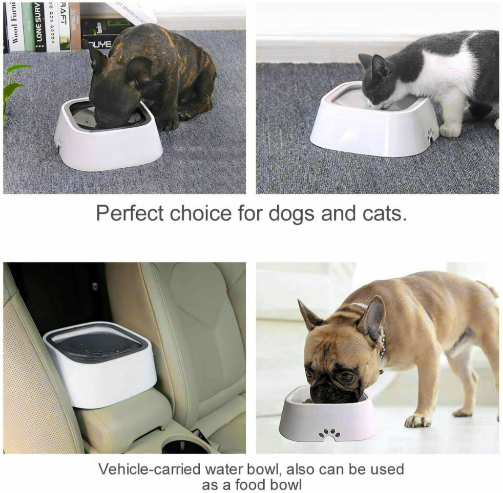 YES4PETS 1 x Medium Pet No Spill Feeder Bowl Dog Cat Puppy slow food Interactive Dish Dispenser - Image 9