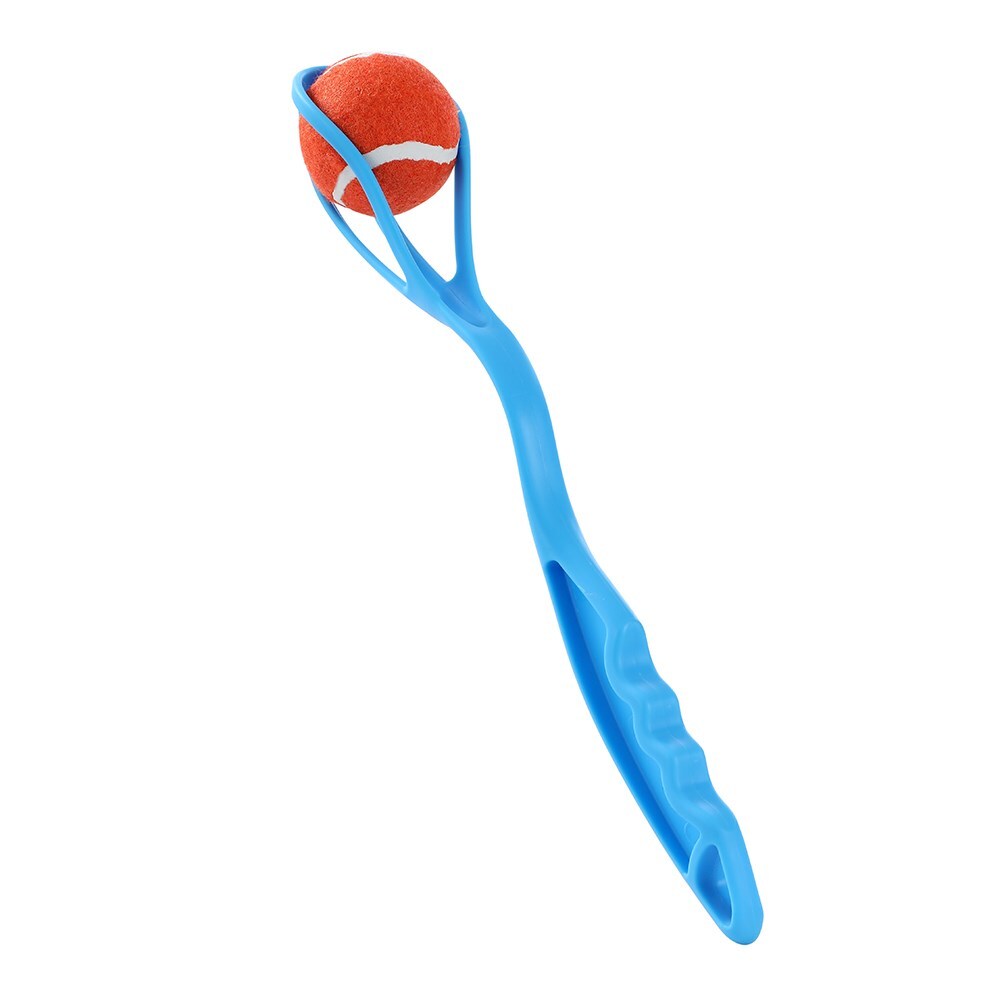 YES4PETS 4 x Pet Dog Puppy Tennis Ball Launcher Interactive Fetch Toy Thrower - Image 2