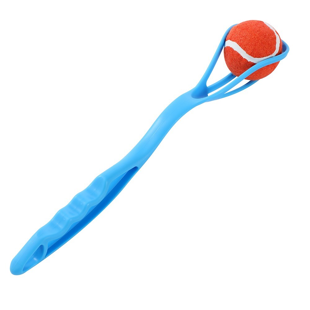 YES4PETS 4 x Pet Dog Puppy Tennis Ball Launcher Interactive Fetch Toy Thrower - Image 4