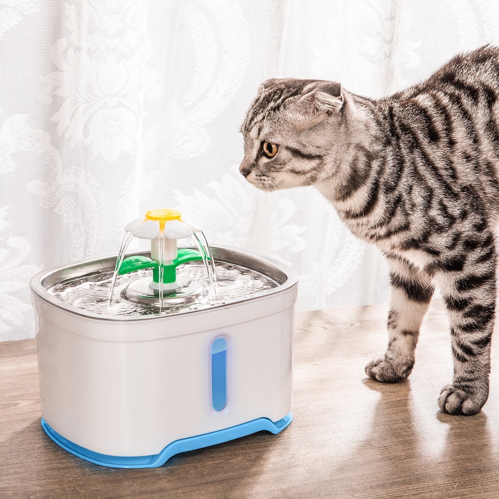 YES4PETS 2.5L Automatic Electric Pet Water Fountain Dog Cat Water Feeder Bowl Dispenser - Image 2