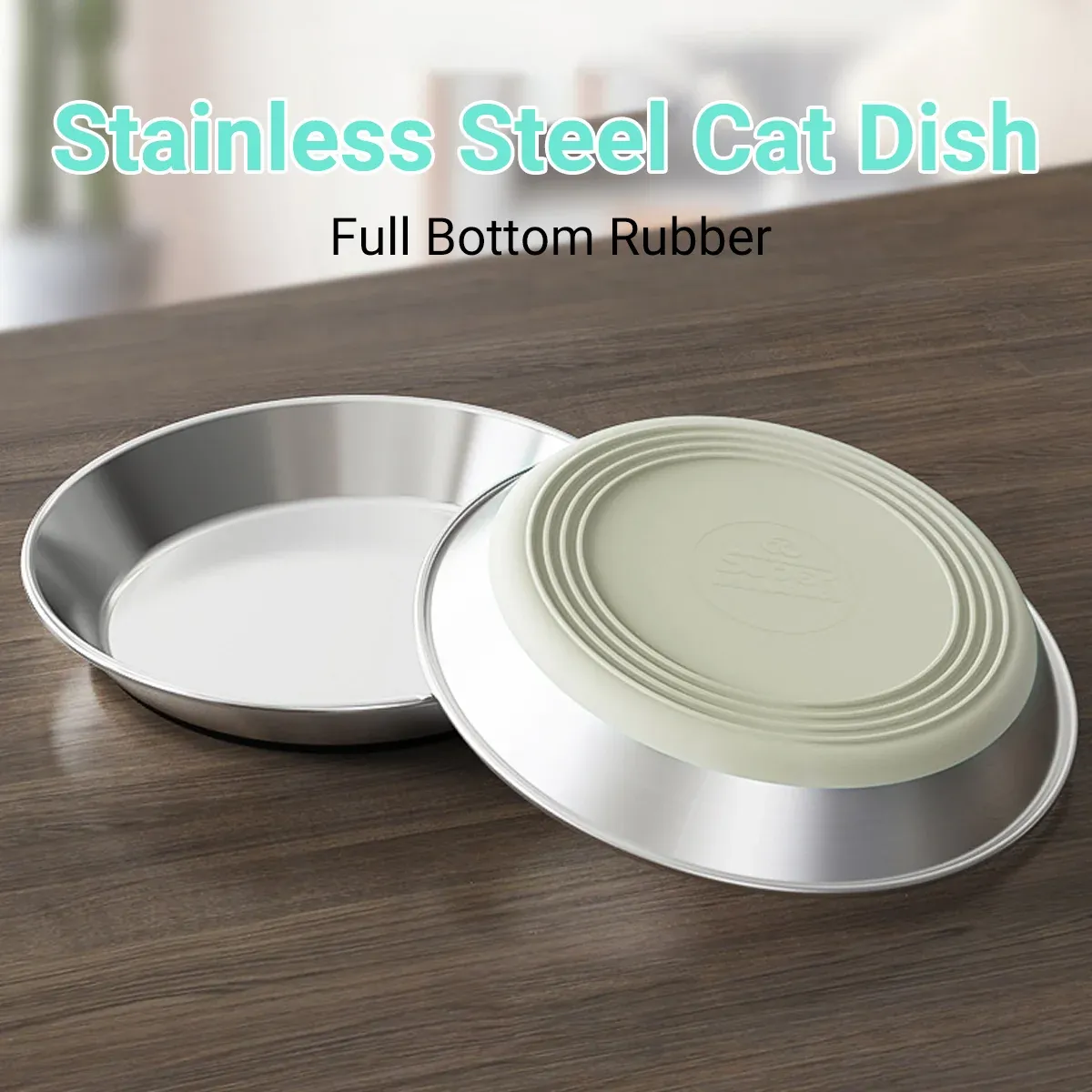 AntiSlip Cat Bowl Pet Food Basin Cat and Dog Feeding Bowl Universal Pet Dish - S - Image 11