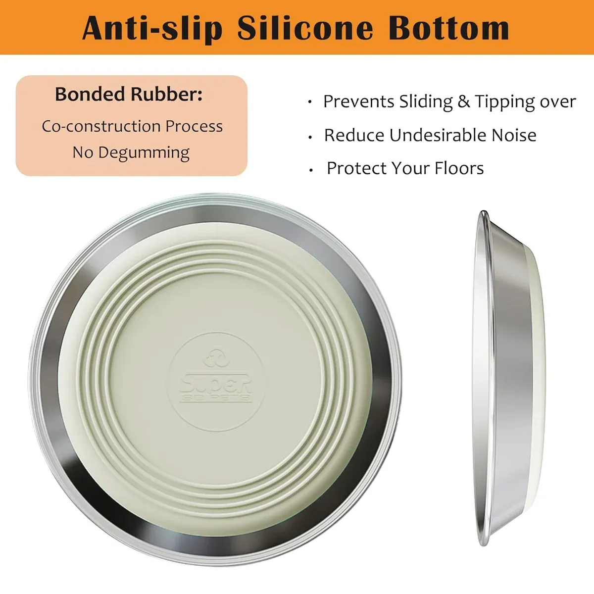 AntiSlip Cat Bowl Pet Food Basin Cat and Dog Feeding Bowl Universal Pet Dish - S - Image 12