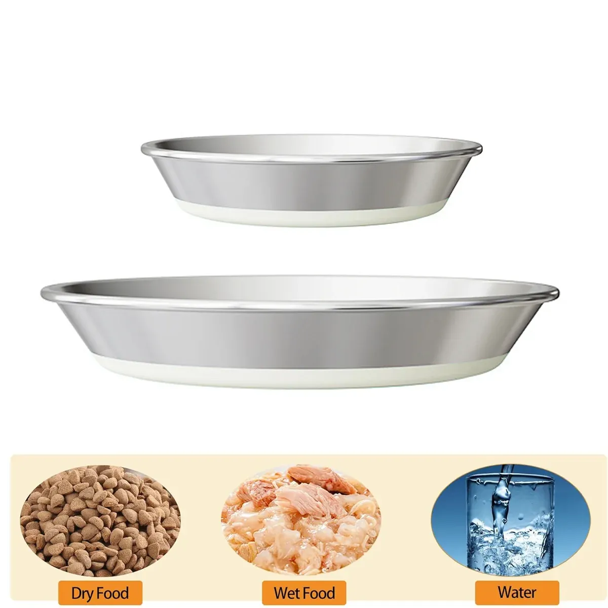 AntiSlip Cat Bowl Pet Food Basin Cat and Dog Feeding Bowl Universal Pet Dish - S - Image 14