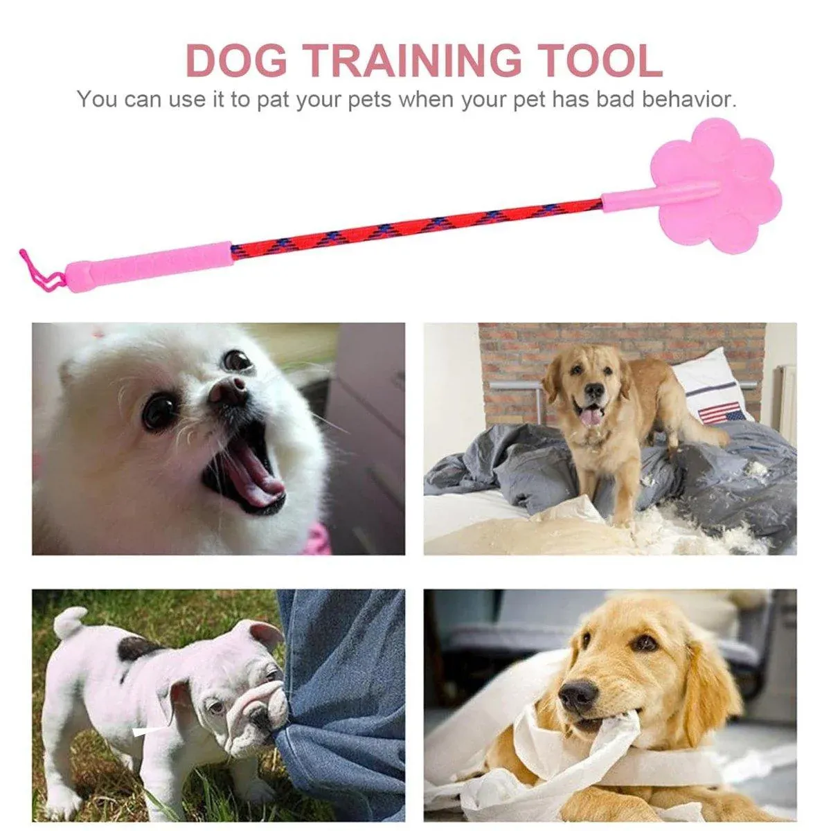 2pcs Dog Training Sticks for Dogs Pet Supplies Trainer Tools Canine Training - Orange - Image 5