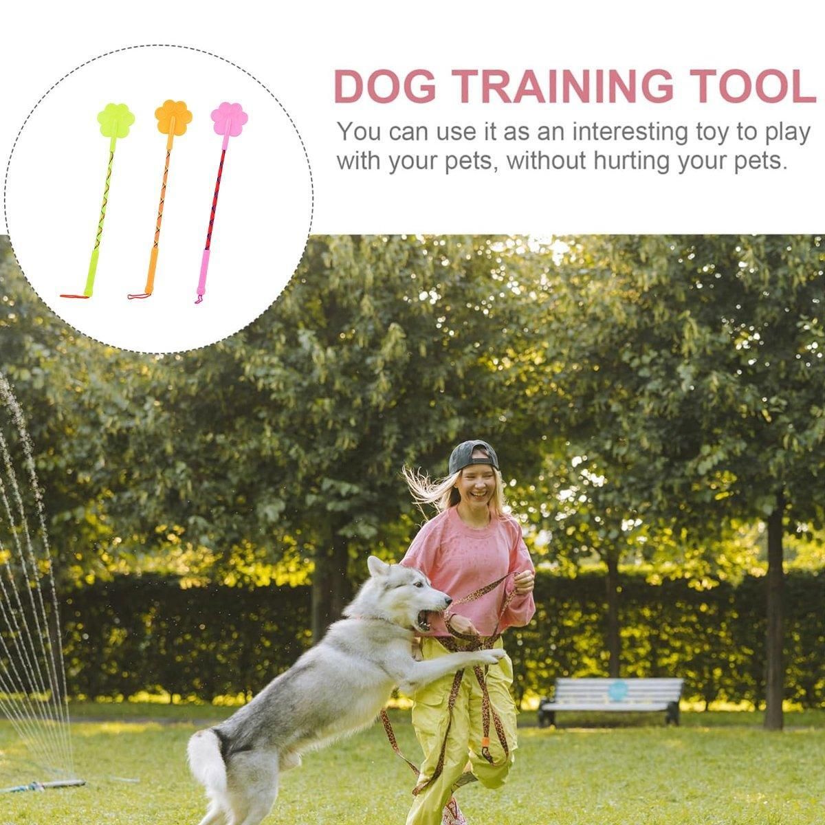 2pcs Dog Training Sticks for Dogs Pet Supplies Trainer Tools Canine Training - Orange - Image 6